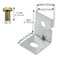 MEETOOT 8pcs MHS012 Power Supply Fixing Bracket Power Installation Accessories Switching Power Supply Mounting Brackets
