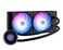 darkFlash DN240A AIO CPU Liquid Cooler HighPerformance Pump ARGB Sync PWM Fans with Customizable Logo Display Compatible with Intel 18511700 AMD AM4AM5 Black