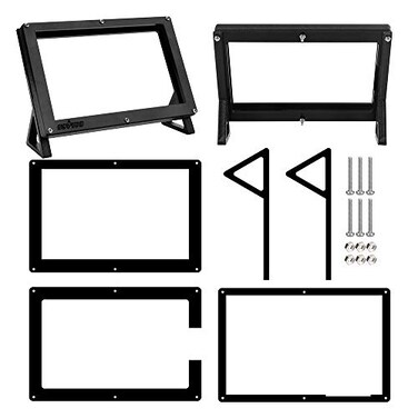 OSOYOO Protective Case Stand Holder for 5 Inch DSI Touch Screen LCD Display Compatible with Raspberry Pi 5 4 3 3B 2
