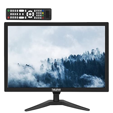 Thinlerain 20 PC Monitor 169 1600x900 Kitchen Monitor LED Screen Display 5Ms 60 Hz VESA Mountable Build in Speaker with VGA HDMI AV BNC USB for FireStick Computer Laptop