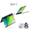 Acer Spin 5 Convertible Laptop 135 2256 x 1504 IPS Touch 10th Gen Intel Core i51035G4 8GB LPDDR4 256GB NVMe SSD WiFi 6 Backlit KB FPR Active Stylus Windows 10 Pro SP51354N58XD