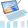 ZZB 2 in 1 Tablet with Keyboard Case Mouse Stylus 10 inch Tablet Android 15 Tablets PC 8GB RAM32GB ROM Support 1TB Expandable 6000mAh Battery IPS 101 Tab 2MP8MP Dual Camera WiFi6 Bluetooth Tableta