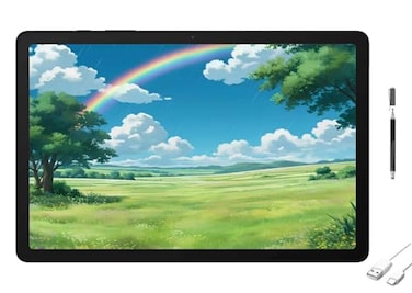 Samsung SAMSUNG Galaxy Tab A9 11 inch 64GB Android Tablet Big Screen Quad Speakers Upgraded Chipset Multi Window Display Slim Light Durable Design Graphite with HEXAccessories
