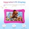 aiprotablet Kids Tablet 7 inch Android Tablet for Kids 6GB32GB 1TB Expand QuadCore Toddler Tablets with Case BT WiFi Parental Control Games Dual Rose