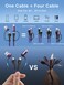 XUDUO 4 in 1 Charging Cable 60W 6FT Apple MFi Certified USB C to Lightning Cable Nylon Braided Multi iPhone Charger Cord USB C Cable for iPhone 17 16 15 14 ProMaxiPadSamsungMacBookCarplay