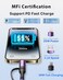 XUDUO 4 in 1 Charging Cable 60W 6FT Apple MFi Certified USB C to Lightning Cable Nylon Braided Multi iPhone Charger Cord USB C Cable for iPhone 17 16 15 14 ProMaxiPadSamsungMacBookCarplay