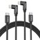 Dasku USB C to Lightning Cable for iPhone 2Pack 6FT Right Angle 90 Degree Charging Cable Long Nylon Braided USB C iPhone Charger Compatible with iPhone 1413Pro 12Max11XSXR8Plus