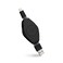 ReTrak Premier Series ETLTUSBBLK Retractable Lightning to USB Charge and Sync Cable for iPhone iPod and iPad Black 32 feet