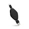 ReTrak Premier Series ETLTUSBBLK Retractable Lightning to USB Charge and Sync Cable for iPhone iPod and iPad Black 32 feet