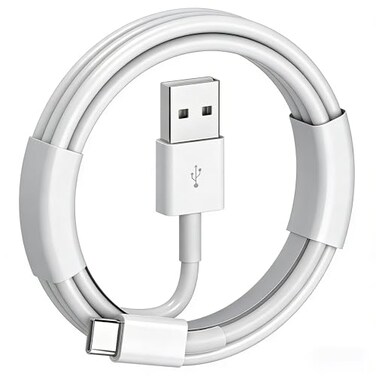 BWOGGJ Car Carplay USB A to USB C Cable for iPhone 17 16 15 Pro Max iPhone Air 17 16 15 Pro 17 16 15 PlusiPhone 16e USB to USB C Fast Charger Carplay USBC Cable Car Charging USB C Cord 3FT 1Pcs White