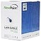 NavePoint CAT6 Ethernet Cable CCA Bulk CAT6 Cable 250ft Ethernet Cable 550MHz 23AWG 4 Pair Unshielded Twisted Pair UTP Solid Blue