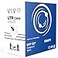 VIVO Waterproof 500ft Bulk Cat6 Wire CCA Ethernet Cable 23 AWG UTP Pull Box Outdoor Direct Burial Black CABLEV012