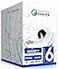 Smartech Cables Cat6 Plenum Cable 1000ft 23 AWG 10Gbps UTP 550MHz 4Pairs EasyPull Box HighSpeed Cat 6 Ethernet Cable Bulk CMPRated for Residential and Commercial Networking White