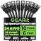 GEARit Cat 6 Ethernet Patch Cable 6 ft Black 10 Pack Cat6 Patch Cables 6ft BlackEthernet Patch Cable 10Gbps 550MHz 24AWG Pure Copper Snagless Gold Plated RJ45 for Router Server Router PC