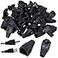 OLIREXD 100Pcs RJ45 Strain Relief Boots Set Anti Tangle RJ45 Boots Soft ABS Plastic Ethernet Network Cable Boot Compatible with CAT6 CAT5 CAT5E CAT6a Cable Black