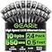 GEARit Cat 6 Ethernet Patch Cables 05 ft Black Cat 6 Ethernet Cables 05 ft 24Pack High Speed 24AWG 10Gbps RJ45 Snagless GoldPlated Ethernet Cable for Router Switch PC PS5 Gaming Server