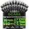 GEARit Cat 6 Ethernet Patch Cables 05 ft Black Cat 6 Ethernet Cables 05 ft 24Pack High Speed 24AWG 10Gbps RJ45 Snagless GoldPlated Ethernet Cable for Router Switch PC PS5 Gaming Server