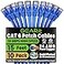 GEARit Cat 6 Ethernet Patch Cable 15 ft Blue 10 Pack Cat6 Patch Cables 15ft BlueEthernet Patch Cable 10Gbps 550MHz 24AWG Pure Copper Snagless Gold Plated RJ45 for Router Server Router PC