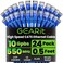 GEARit Cat 6 Ethernet Patch Cable 05 ft Blue 24Pack Cat6 Ethernet Patch Cables 05ft High Speed 24AWG 10Gbps RJ45 Snagless GoldPlated Ethernet Cable for Router Switch PC PS5 Gaming Server