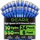 GEARit Cat 6 Ethernet Patch Cable 6 ft Blue 24Pack Cat6 Ethernet Patch Cables 6ft Cat 6 High Speed 24AWG 10Gbps RJ45 Snagless GoldPlated Ethernet Cable for Router Switch PC PS5 Gaming Server