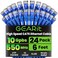 GEARit Cat 6 Ethernet Patch Cable 6 ft Blue 24Pack Cat6 Ethernet Patch Cables 6ft Cat 6 High Speed 24AWG 10Gbps RJ45 Snagless GoldPlated Ethernet Cable for Router Switch PC PS5 Gaming Server