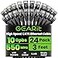 GEARit Cat 6 Ethernet Patch Cables 3 ft Black Cat 6 Ethernet Cables 3 ft 24Pack CAT6 High Speed 24AWG 10Gbps RJ45 Snagless GoldPlated Ethernet Cable for Router Switch PC PS5 Gaming Server