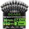 GEARit Cat 6 Ethernet Patch Cables 3 ft Black Cat 6 Ethernet Cables 3 ft 24Pack CAT6 High Speed 24AWG 10Gbps RJ45 Snagless GoldPlated Ethernet Cable for Router Switch PC PS5 Gaming Server