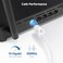 Cable Matters 10Gbps Snagless Cat 6 Ethernet Cable 30ft Cat 6 Cable Cat6 Cord Ethernet Cord White