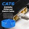 Cables Direct Online Cat6 3FT Network Ethernet Patch Cable 550Mhz Internet Wire Backwards Compatible with Cat5 for PC Modem Router Consoles for Home and Office Blue