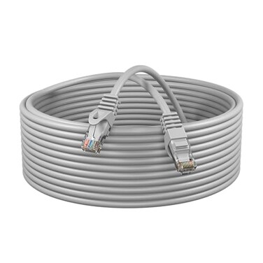 Cables Direct Online Cat6 75FT Network Ethernet Patch Cable 550Mhz Internet Wire Backwards Compatible with Cat5 for PC Modem Router Consoles for Home and Office Gray