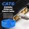 Cables Direct Online Cat6 7FT Network Ethernet Patch Cable 550Mhz Internet Wire Backwards Compatible with Cat5 for PC Modem Router Consoles for Home and Office Blue