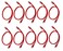 iMBAPrice 1 feet Cat6 Ethernet Network Patch Cable RJ45 Internet Cat 6 Cable 10 Pack Red Compatible with Personal Computer
