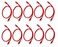 iMBAPrice 1 feet Cat6 Ethernet Network Patch Cable RJ45 Internet Cat 6 Cable 10 Pack Red Compatible with Personal Computer