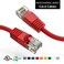 iMBAPrice 1 feet Cat6 Ethernet Network Patch Cable RJ45 Internet Cat 6 Cable 10 Pack Red Compatible with Personal Computer