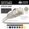 InstallerParts CAT6 Cable UTP Booted Gray 30 FT 1 Pack Professional Series 10Gbps Cat6 Patch Cable