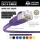 InstallerParts CAT6 UTP Booted Cable Purple 10 FT 1 Pack Professional Series 10Gbps Network Internet