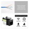 iwillink 10Gbps Cat6 Ethernet Coupler 90Degree Keystone Jack Adapter Black 10Pack