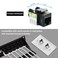 iwillink 10Gbps Cat6 Ethernet Coupler 90Degree Keystone Jack Adapter Black 10Pack