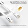 Jadaol Cat 6 Ethernet Cable 40 ft 10Gbps Support Cat8 Cat7 Network Flat RJ45 LAN Patch Cable HighSpeed Wired Internet Cable for Router Modem Switch Gaming Consoles PC Streaming Devices White