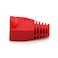 Maxmoral 100Pack CAT5E CAT6 RJ45 Ethernet Network Cable Strain Relief Boots Red