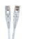 MICRO CONNECTORS Ultra Slim 7 Feet 28AWG Cat6 UTP RJ45 Patch Cables Pack of 5 White E08007WSL5