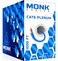 MONK CABLES CAT6 Plenum Cable 1000ft UTP 23AWG 550MHz DSX8000 Certified Most Certified Cable of The Whole Market Blue