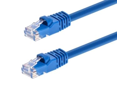 Monoprice 3FT 24AWG Cat6 550MHz UTP Ethernet Bare Copper Network Cable Blue