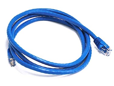 Monoprice 5FT 24AWG Cat6 550MHz UTP Ethernet Bare Copper Network Cable Blue