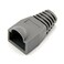 BLUESKY RilexAwhile 100 Pcs Gray Soft Plastic CAT5E CAT6 Ethernet RJ45 Cable Cap Connector Boots Plug Cover Strain Relief Boots Gray