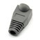 BLUESKY RilexAwhile 100 Pcs Gray Soft Plastic CAT5E CAT6 Ethernet RJ45 Cable Cap Connector Boots Plug Cover Strain Relief Boots Gray