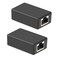 BOLS RJ45 Cat6 Coupler Ethernet Extender Connector 2 Pack in line Coupler for CAT5 CAT5E CAT6E CAT7 CAT7 Ethernet Cable Extender Female to Female Black