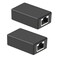 BOLS RJ45 Cat6 Coupler Ethernet Extender Connector 2 Pack in line Coupler for CAT5 CAT5E CAT6E CAT7 CAT7 Ethernet Cable Extender Female to Female Black
