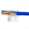 SMITON RJ45 Cat6 Pass Through Connectors End Pass Through 8P8C UTP Ethernet Network Plug100Pack