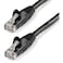 StarTech.com StarTech 3ft CAT6 Ethernet Cable Black CAT 6 Gigabit Ethernet Wire 250Mhz 100W PoE RJ45 UTP Network Patch Cord Snagless with Strain Relief N6PATCH3BK